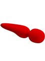 Pretty Love Meredith - Vibratore Massaggiatore Wand 12 Funzioni Rosso