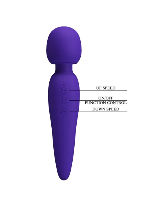 Pretty Love - Meredith Massager 12 Vibration Modes Purple