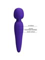 Pretty Love Meredith - Vibratore Massaggiatore Wand 12 Funzioni Viola