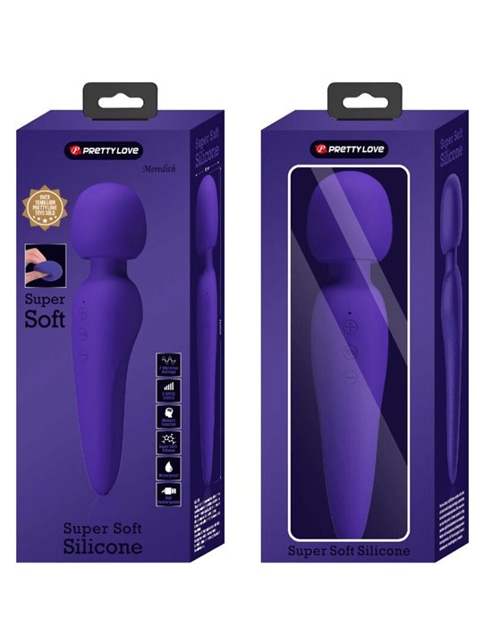 Pretty Love - Meredith Massager 12 Vibration Modes Purple