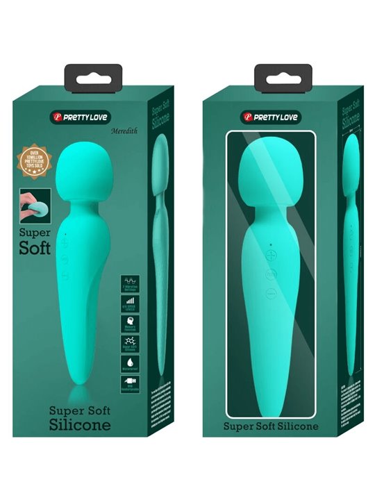 Pretty Love - Meredith Massager 12 Vibration Modes Aqua GReen