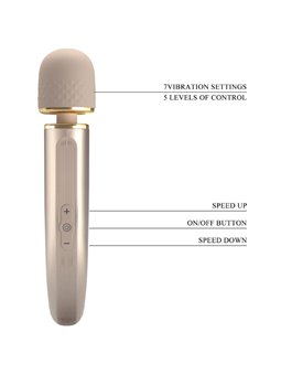 Pretty Love - Massager 7 Vibration Modes Champagne