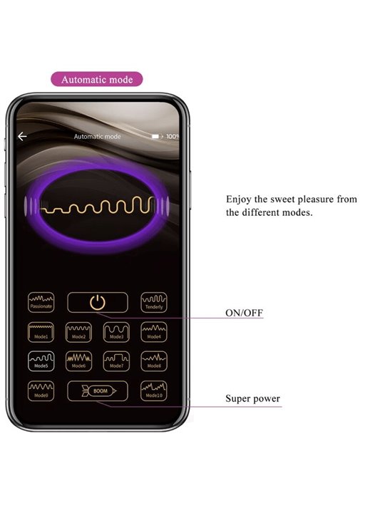 Pretty Love August - Ovetto Vibrante con App