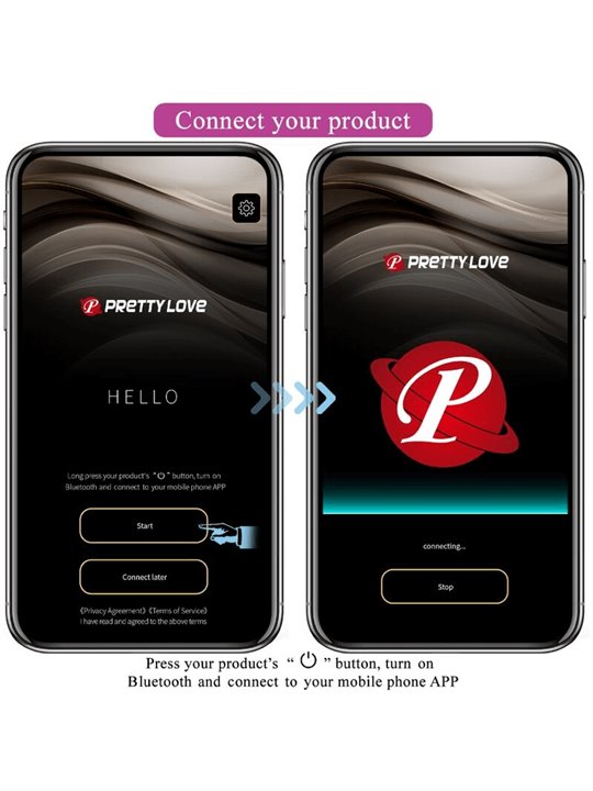 Pretty Love August - Ovetto Vibrante con App