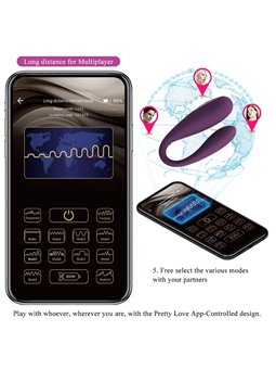 Pretty Love - August Remote Global Double Pleasure Vibrator
