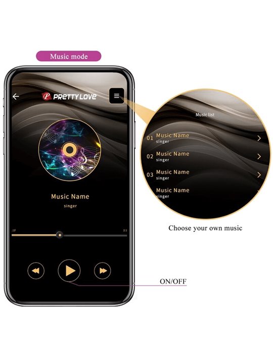 Pretty Love August - Ovetto Vibrante con App