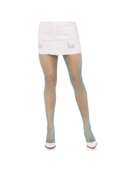 Leg Avenue - Lycra Fishnnet Pantyhose Blue