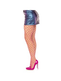 Leg Avenue - Diamond Fishnnet Pantyhose Pink