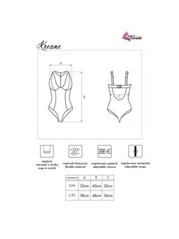 Livco Corsetti - Kreame LC 90546 Body Black S/M