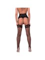 Livco Corsetti - Garter Belt + Stockings Black S/M