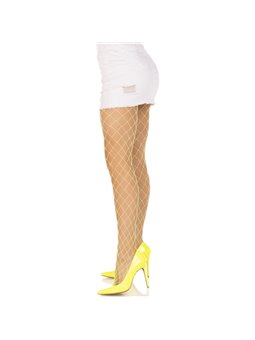 Leg Avenue - Diamond Fishnnet Pantyhose Yellow