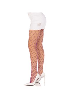 Leg Avenue - Diamond Fishnnet Pantyhose Violet