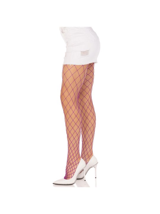 Leg Avenue - Diamond Fishnnet Pantyhose Violet