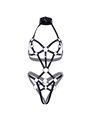 Leg Avenue - Patent Leather Body Harness Black L