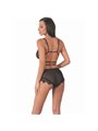 Livco Corsetti - Drezna LC 90733 Bra + Panty Black L/XL