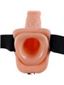 Fetish Fantasy Series - Series 7 Hollow Strap-On with Balls 17.8CM Flesh