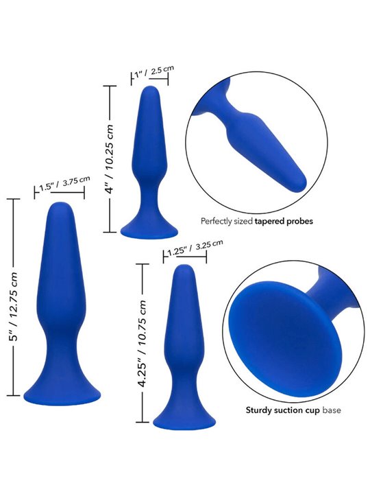 Admiral - Kit 3 Anal Plug Blue