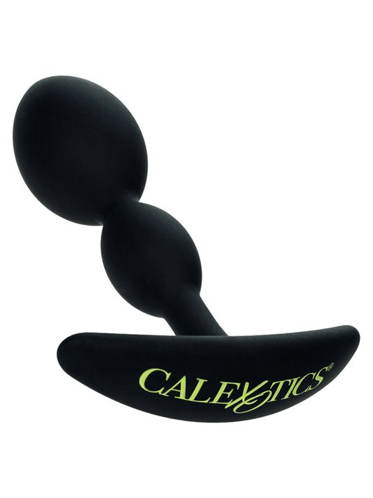 California Exotics 2X Teardrop Plug - Plug Anale in Silicone Nero