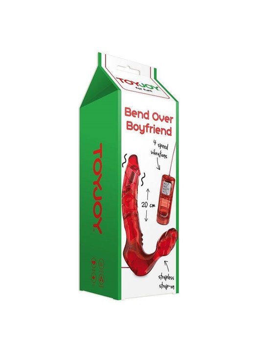 Toyjoy - Vibratore Dildo Doppio Indossabile Senza Imbracatura