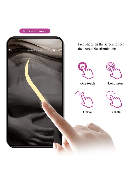 Pretty Love Hector - Vibratore Viola con Stimolazione Elettrica Controllabile Da App