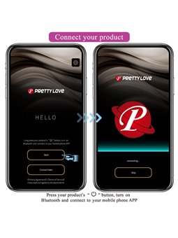 Pretty Love - Hector Electroshock Vibrator By App Control Purple