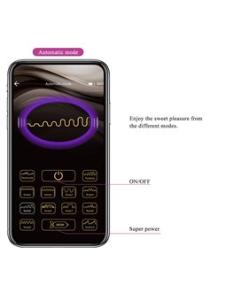 Pretty Love - Hector Electroshock Vibrator By App Control Purple