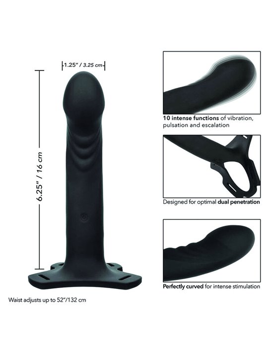 California Exotics - Imbracatura Strap-On con Dildo 16 CM