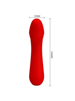 Pretty Love Cetus - Vibratore Punto G in Silicone Rosso