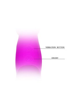 Pretty Love - Beau Vibratore Doppio per Coppia Viola