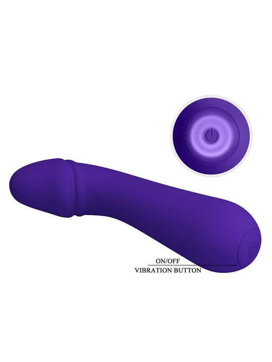 Pretty Love Cetus - Vibratore Punto G in Silicone Viola