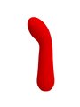 Pretty Love Faun - Vibratore Curvo Punto G in Silicone Rosso