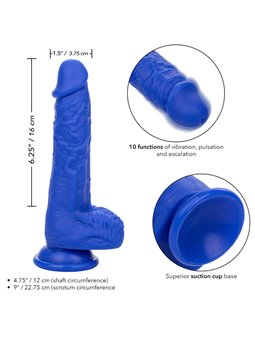 Admiral Vibrating Sailor - Vibratore Dildo Realistico Blu