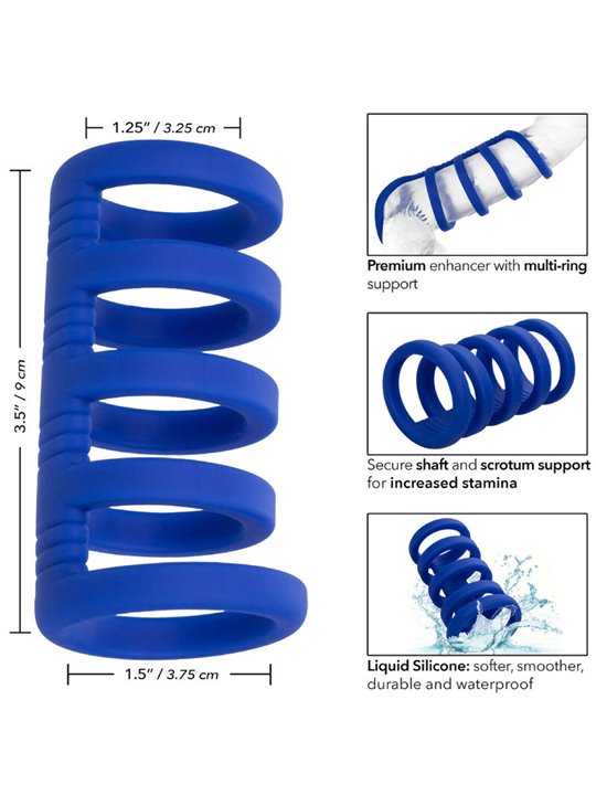 Admiral Xtreme Cage - Gabbia Fallica in Silicone Blu