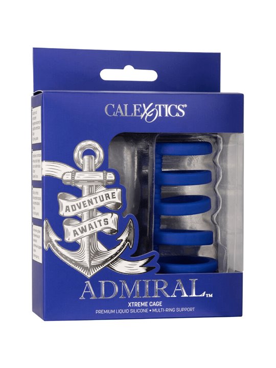 Admiral Xtreme Cage - Gabbia Fallica in Silicone Blu