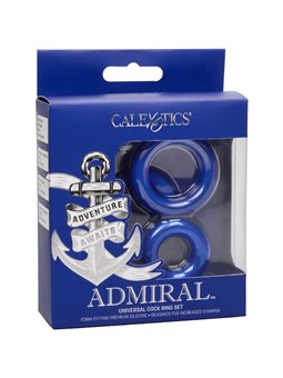 Admiral - Cock Ring Set Blue