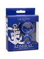 Admiral - Cock Ring Set Blue