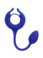 Admiral Weighted Cock Ring - Anello Fallico Vibrante con Plug Anale Blu