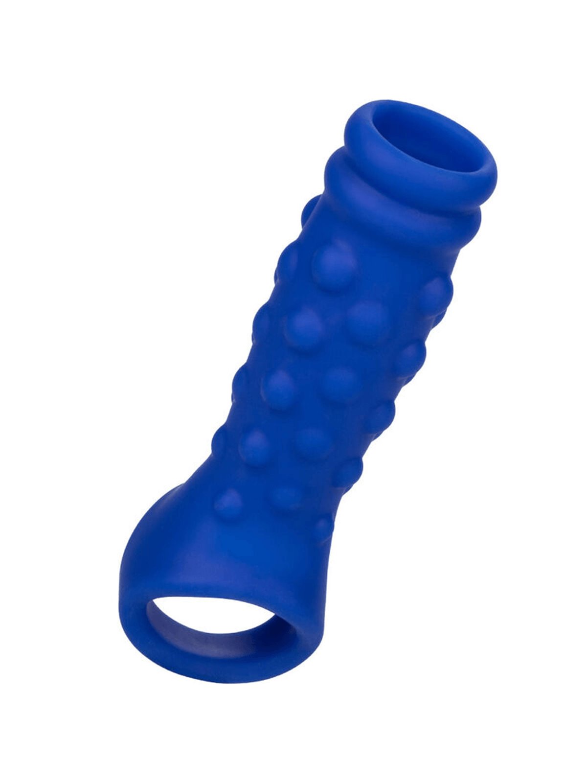 Admiral - Beaded Penis Cover Liquid Silicone Blue