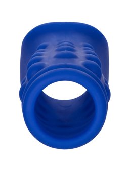Admiral - Beaded Penis Cover Liquid Silicone Blue