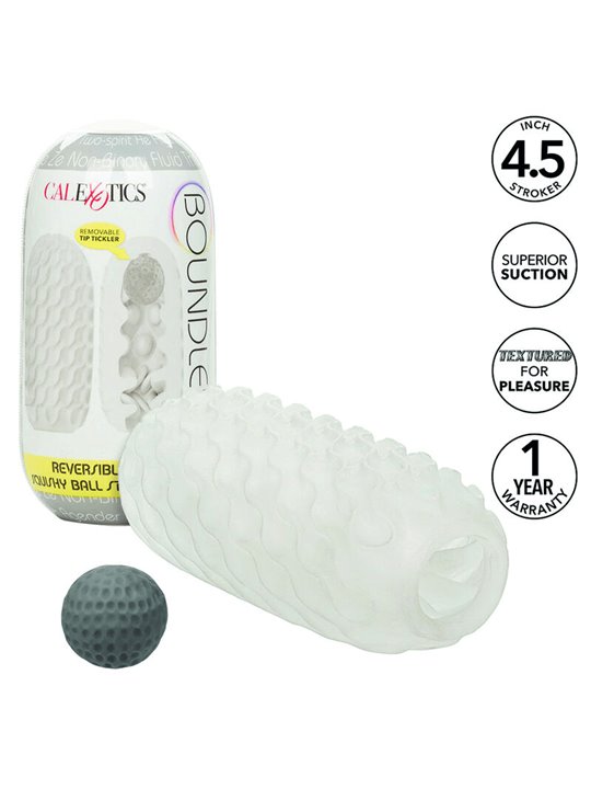 California Exotics - Boundless Reversible Squishy Ball Stroke Yellow