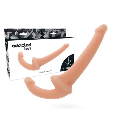 Addicted Toys - Dildo Strap-On Senza Imbracatura con Doppia Penetrazione