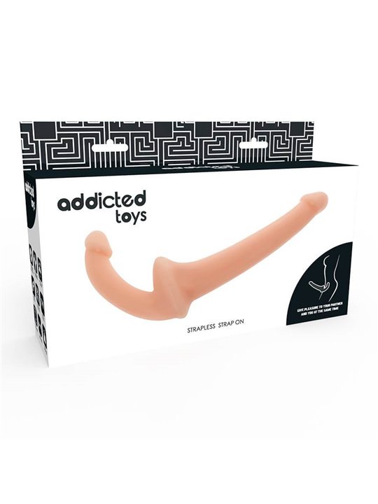 Addicted Toys - Dildo Strap-On Senza Imbracatura con Doppia Penetrazione