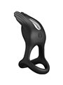 Pretty Love - Vibrant Penis Ring 7 Vibrations Black Silicone