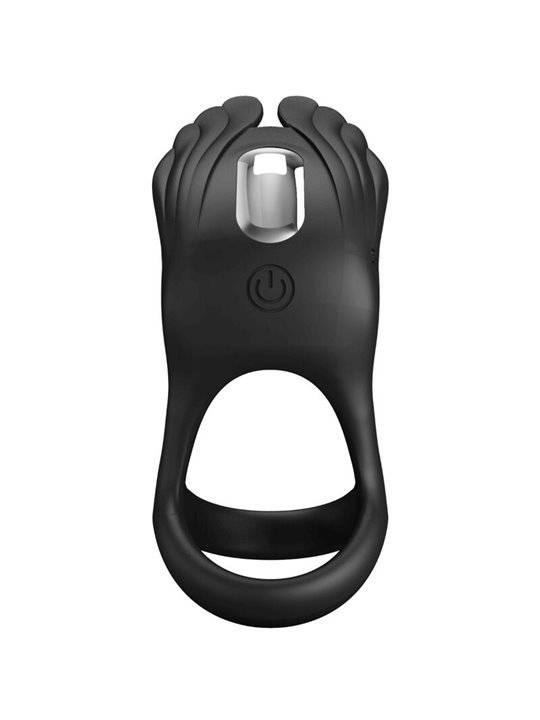 Pretty Love - Vibrant Penis Ring 7 Vibrations Black Silicone