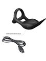 Pretty Love - Vibrant Penis Ring 7 Vibrations Black Silicone