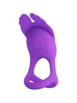 Pretty Love - Vibrant Penis Ring 7 Vibrations Purple Silicone