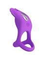 Pretty Love - Vibrant Penis Ring 7 Vibrations Purple Silicone