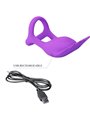 Pretty Love - Vibrant Penis Ring 7 Vibrations Purple Silicone