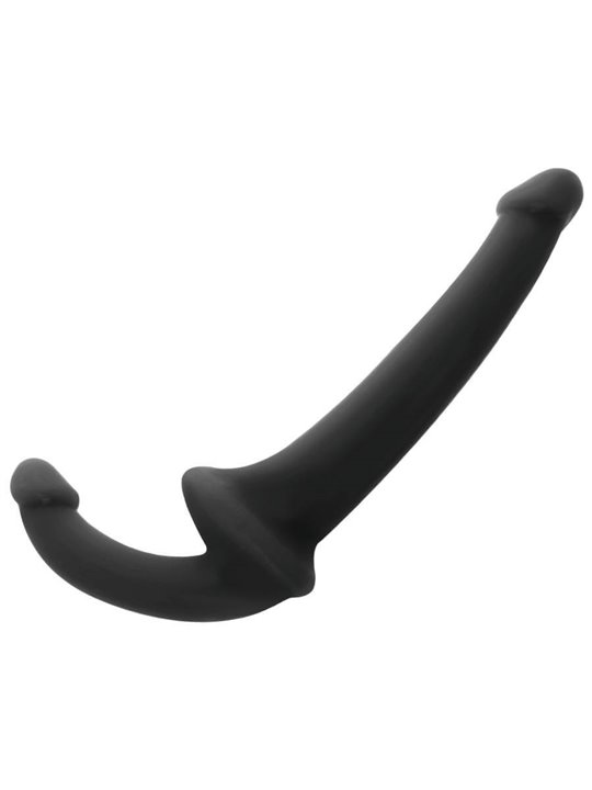 Addicted Toys - Dildo Strap-On Senza Imbracatura con Doppia Penetrazione Nero