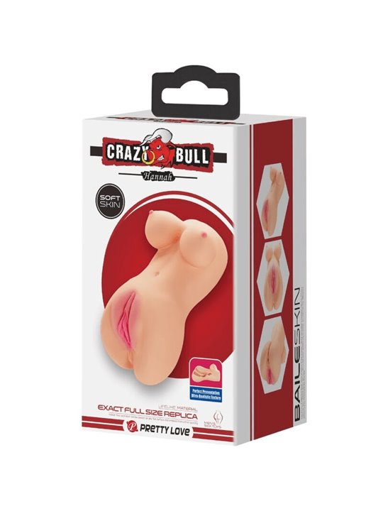 Crazy Bull - Realistic Vagina and Anus Hannah Vibrator